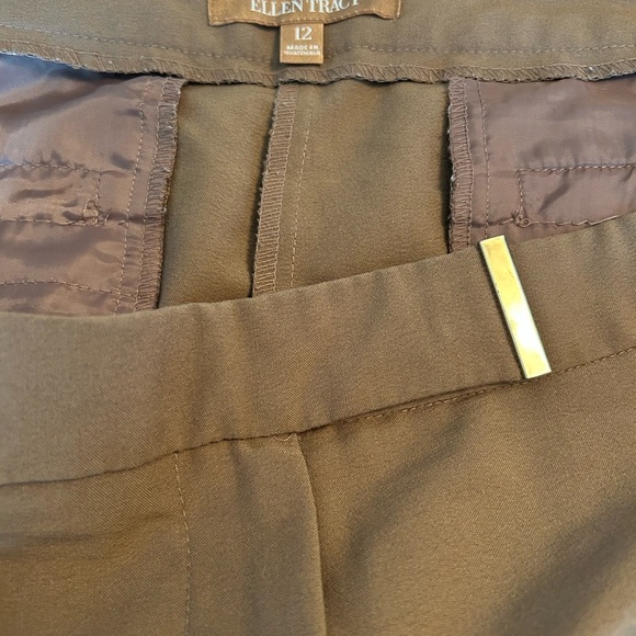 Brown Dress Pants with gold accent - Picture 2 of 3